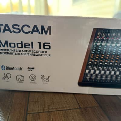TASCAM Model 16 Multitrack Recorder / Mixer / Audio Interface 2019 - Present - Black with Wood Cheeks image 18