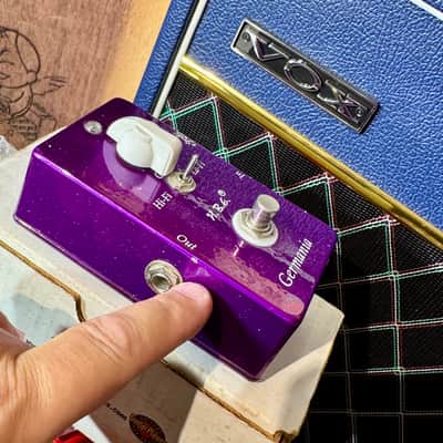 HBE Home Brew Electronic GERMANIA 44 LIMITED EDITION 2005 - METALLIC PURPLE TREBLE BOOSTER image 9
