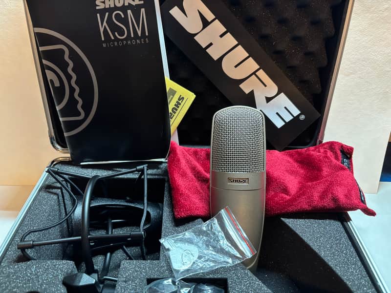 New Shure KSM32 Medium Diaphragm Cardioid Condenser Microphone 1998 - Present - Champagne image 1