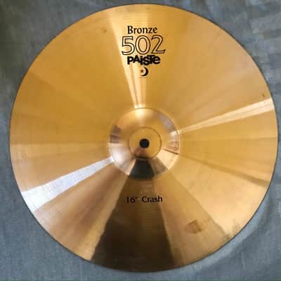 Paiste 502 Bronze 16" Crash Cymbal 16" Crash Cymbal (Indianapolis, IN) image 1