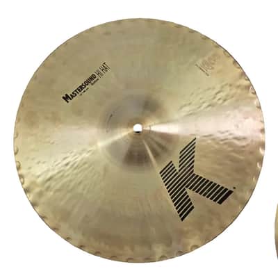 Used Zildjian K Mastersound Hi Hat Cymbals 14 - Very Good image 3