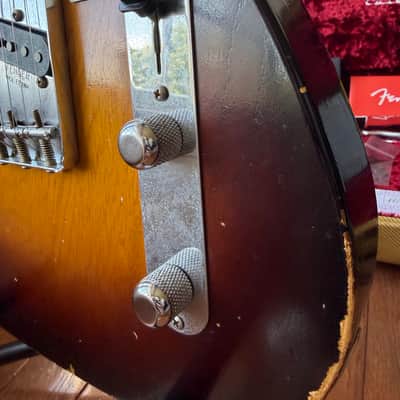 2019 Fender Custom Shop Esquire Telecaster ‘56 NAMM Relic Limited - Wide Fade 2 Color Sunburst image 7