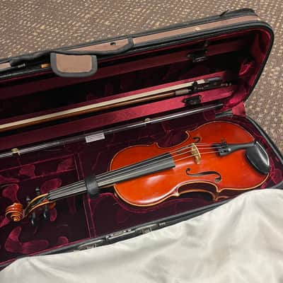 Glaesel Violin 4/4 (full size), Bow, and Case image 1