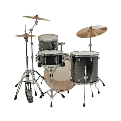 Gretsch Catalina Maple 4-Pc Shell Pack w/22" Kick & Snare - Black Stardust image 4