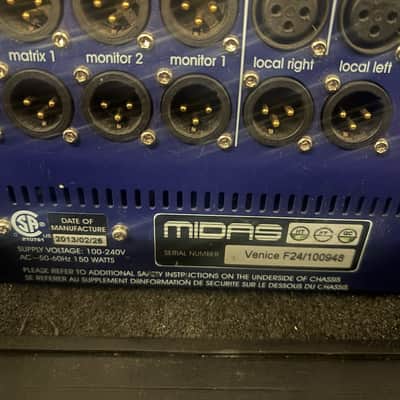 Midas Venice F24 24-Channel Console in case image 5