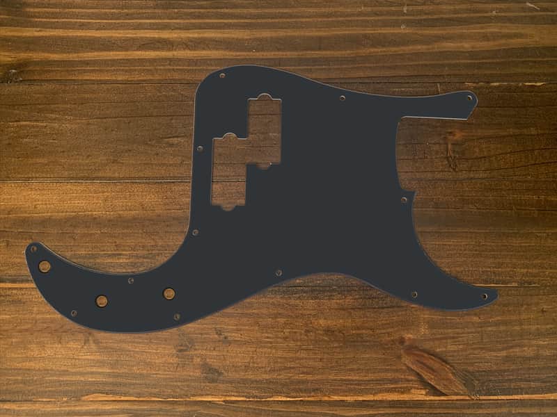 P Bass style Pickguard by Carmedon Charcoal(matte) image 1