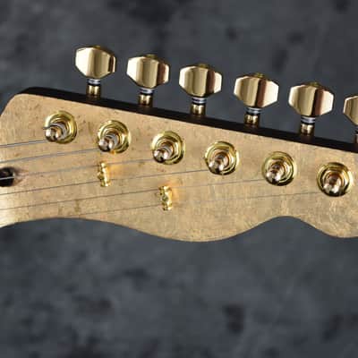 Custom Pre-order! Thinline Telecaster HH 2024 Gold Lightweight DiMarzio Tone Zone Kluson Icon image 7