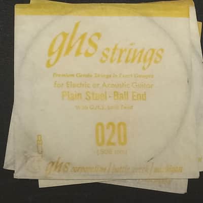 GHS Electric/Acoustic Ball End Guitar Strings Lot of 70 - Plain Steel image 9
