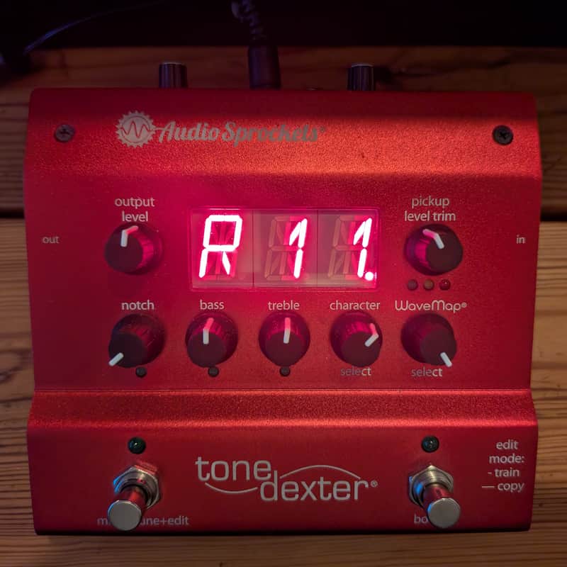 2018 Audio Sprockets ToneDexter Red metallic