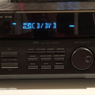 Kenwood Kenwood VR-405 is a 5.1-channel A/V surround receiver 90s  - Black image 1