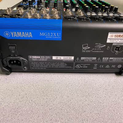 Yamaha MG12XU 12-Channel Analog Mixer 2016 - Present - Black image 7