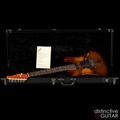 Tom Anderson Drop Top HSS Figured Walnut Honey Burst Shaded Edge image 12