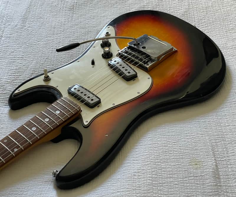 1970's Lyle 1802T Sunburst Electric Guitar Like Epiphone ET-270