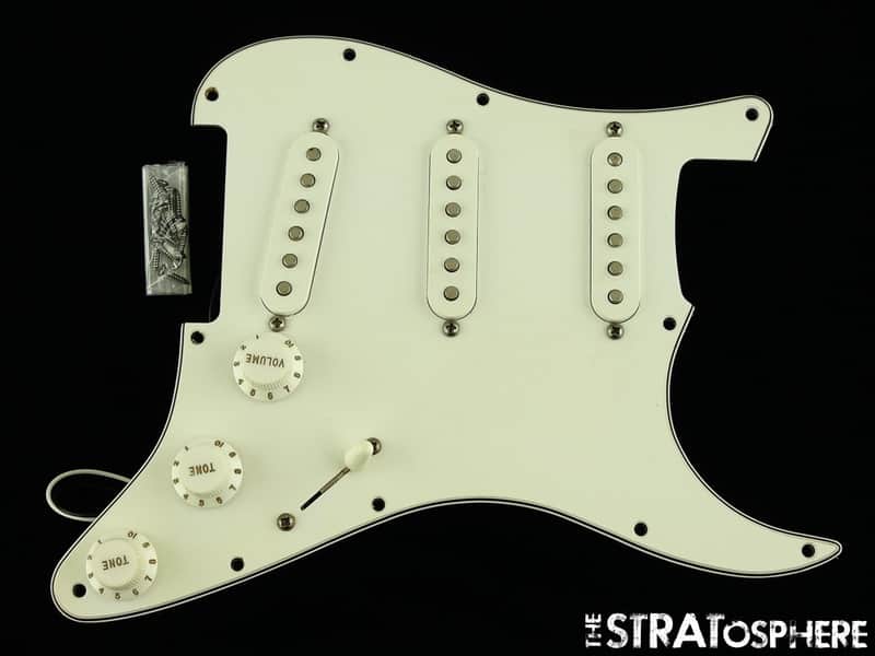 USED Fender MIM Standard Strat LOADED PICKGUARD Guitar Parts image 1