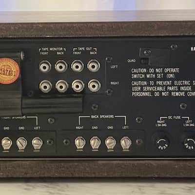 Harman/Kardon 50+ Vintage Multichannel Receiver with Original Wood Case — Serviced, Cleaned, LED Dial Lighting image 15