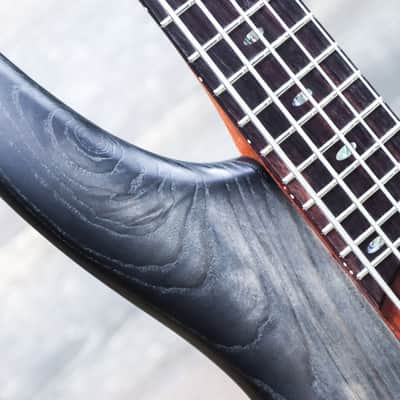 Ibanez SR605E Standard Black Stained Burst Nordstrand Big Break Pickups Electric Bass image 6
