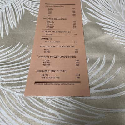 RARE! Vintage 1970's Biamp Original Sound Equipment Product Sheets & Price List image 12
