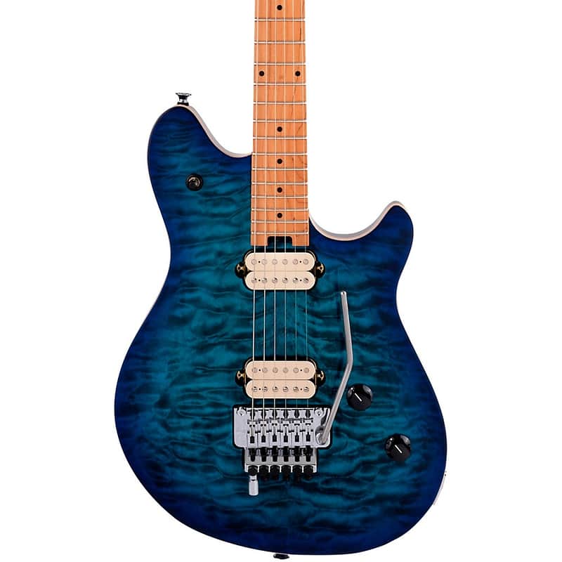 EVH Wolfgang Special QM Electric Guitar Regular Chlorine Burst image 1