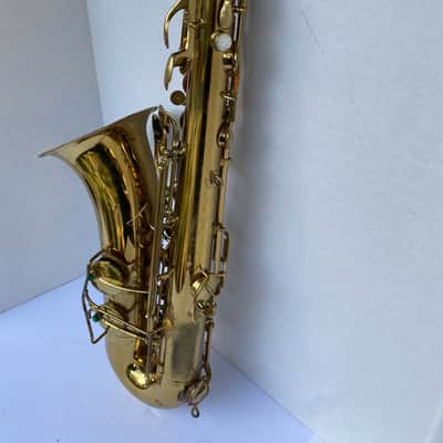 Vintage Silvertone Tenor Saxophone with Mouthpiece, Hard Case – Ready to Play 🎷 image 14
