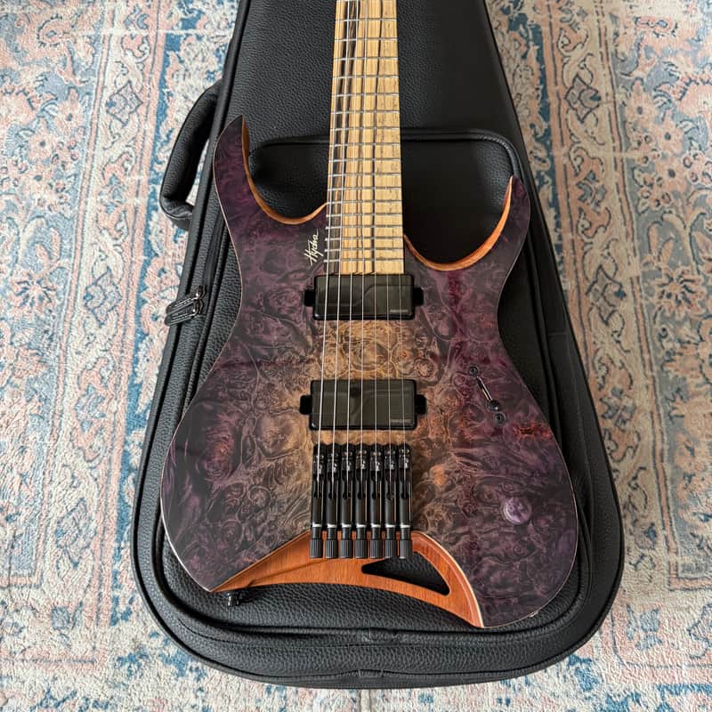 Used Mayones Hydra Elite 7 40th Anniversary Special Edition - Custom Purpleburst image 1