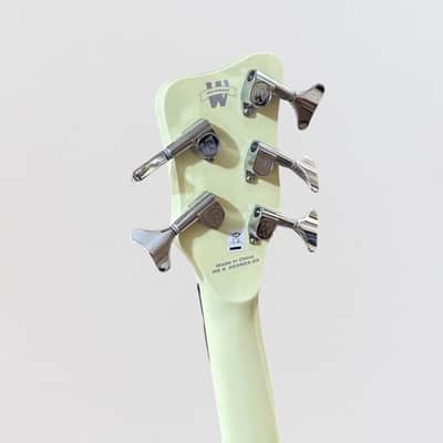 Warwick RockBass Star Bass 5-string Hollowbody Electric Bass - Solid Crème White image 7