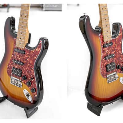 2022 Limited Edition Suhr Classic S Paulownia HSS in 3-Tone Burst 6.5lbs image 12