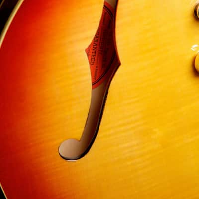 Epiphone ES-335 Figured Raspberry Tea Burst Semi-Hollow Electric Guitar image 7
