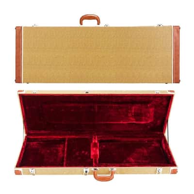 Hard Shell Guitar Case for Beginner & Learner Guitars with Red Plush Interior image 1