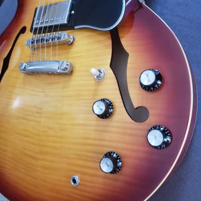 Epiphone ES-335 Figured 1G [Flame Maple /Iced Tea] | Serial No. 21021530504 image 7