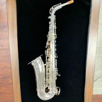 Selmer SAS280RS LaVoix II Step-Up Model Alto Saxophone 2010s - Silver-Plated image 3