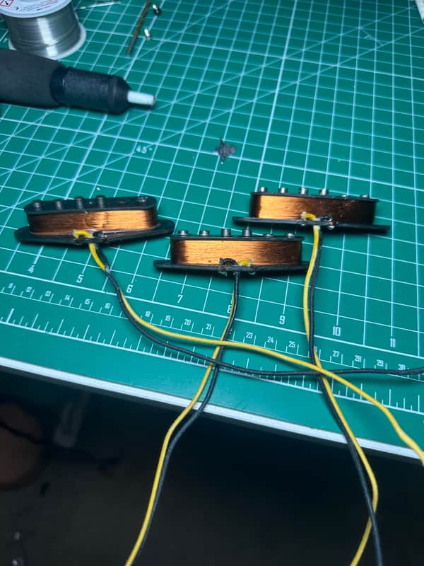 S. M. Wolk Guitars 54’ Single Coil Strat Pickups Set image 1
