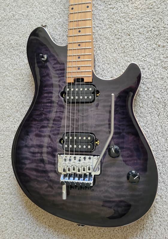 EVH Wolfgang Special QM Electric Guitar, Charcoal Burst, EVH Gig Bag image 1