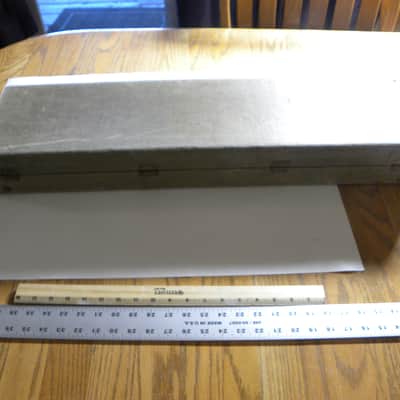 1940's lap steel hard case, Lucite handle, blue interior, EXCELLENT Condition- Magnatone image 13