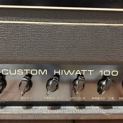 Hiwatt DR103 Custom 100 1972 Hylight + SE4122 4x12 (Usado) image 9