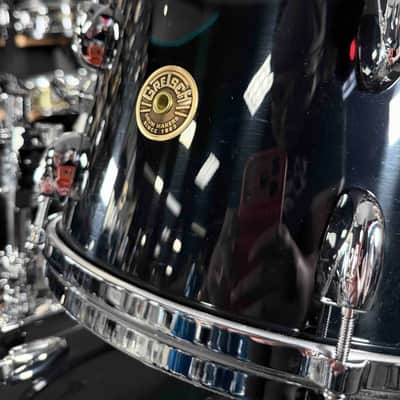 Gretsch USA Custom 3-Piece 12/14/20 Drum Kit Set in Solid Black Nitron image 2