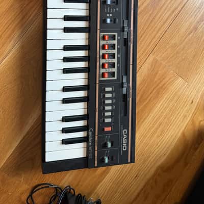 Casio MT-52 Casiotone 44-Key Synthesizer 1980s - Black image 3