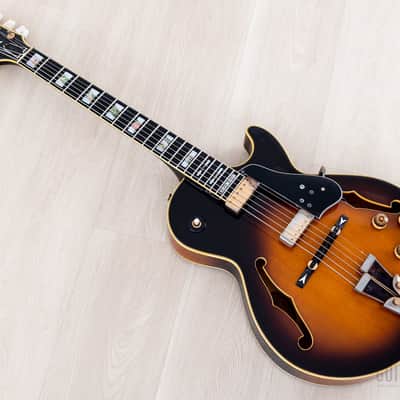 1978 Ibanez George Benson Signature GB10 Archtop Electric Guitar Sunburst, Japan Fujigen image 14