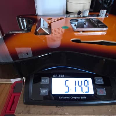 Fender Thinline MIM Telecaster semi-loaded body HS '97 - sunburst image 12