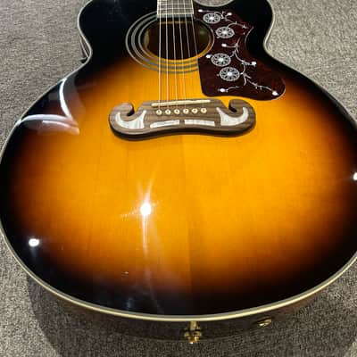 Epiphone EJ-200CE 2010s - Vintage Sunburst image 2