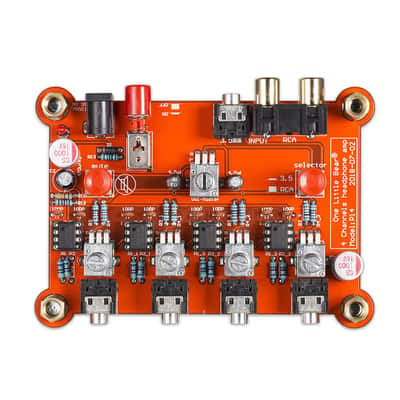 Little Bear P14 Mini 4 Channel Stereo Headphone Amplifier Studio Audio Splitter Switcher Box image 4