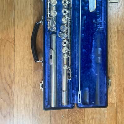 Emerson EF60F Flute – Sterling Silver Headjoint – Includes Case – Good Condition image 1