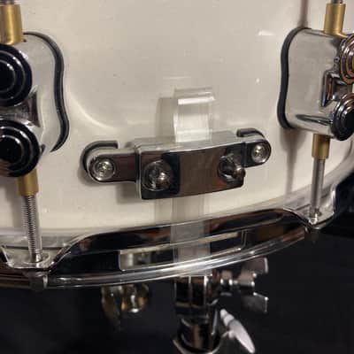 DW/PDP - 5.5x14" PDCM5514SS Concept Maple Snare Drum 2010's - Pearlescent White Lacquer image 10