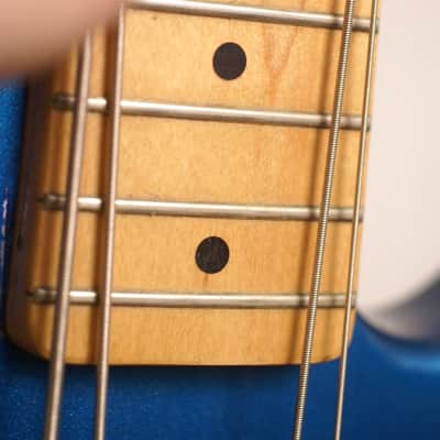 Peavey Foundation 1980's Blue electric bass guitar MADE IN USA with a hardshell case Near Mint image 11