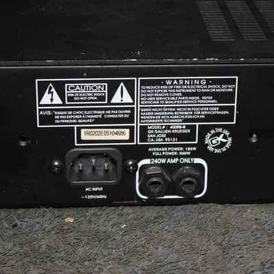 Gallien-Krueger 400RB-III/450 Watt Head image 8