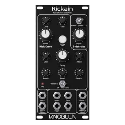 Knobula Kickain Eurorack Drum Module (Dark Mode) image 1