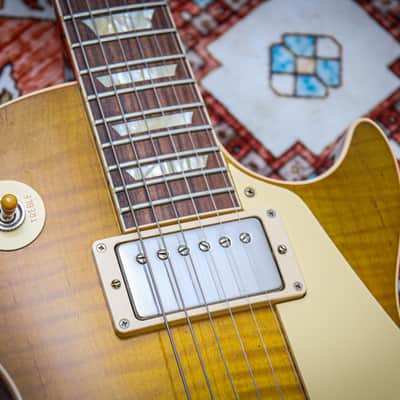 GIBSON USA Custom Shop 60th Anniversary '59 Les Paul Standard Reissue "Green Lemon Fade VOS" (2019) image 7