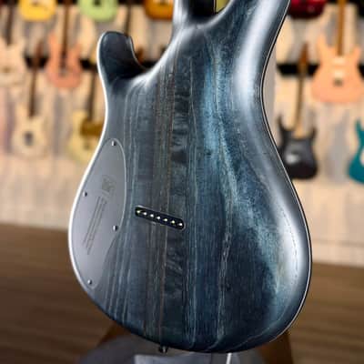 Mayones Custom Shop Regius 7 String - Blue Spirit Gloss - 4A Curly Poplar Top image 7