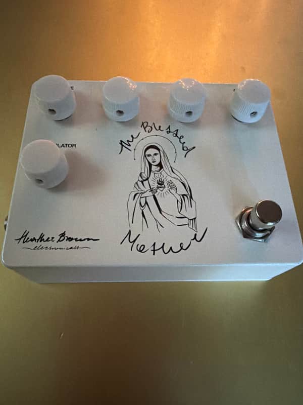 Heather Brown Electronicals The Blessed Mother: Light Gain Transparent Overdrive / Boost 2010s - White image 1