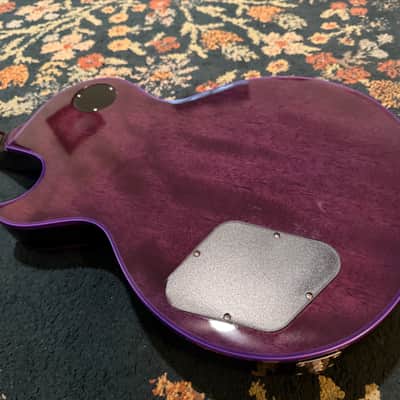 Epiphone Les Paul Custom Widow - Purple Burst image 12
