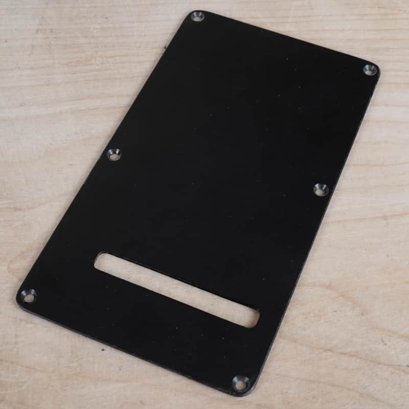 Tokai Guitar Backplate Spring Cover Tall Black [87mm x 155mm] image 1
